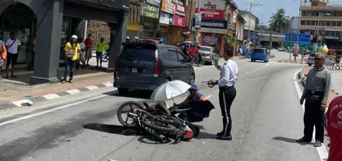 Bidor elderly died in motorcycle accident in town